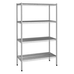 رفوف ستانلس ستيل - 1070x360mm - عمق: 360 mm - 4 رفوف - الحمولة: 240 kg