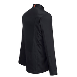 (5 st) Långärmad MeshAir Pro Chef Jacket - Svart - Storlek: L