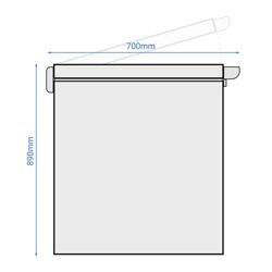 Commercial chest freezer - 1500 mm - 388 litres - stainless steel lid - incl. divider