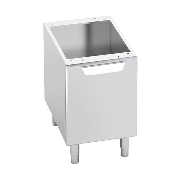 Onderstel LORENZO 600 - 300x550x(H)600mm - RVS | met deur | aanslag rechts
