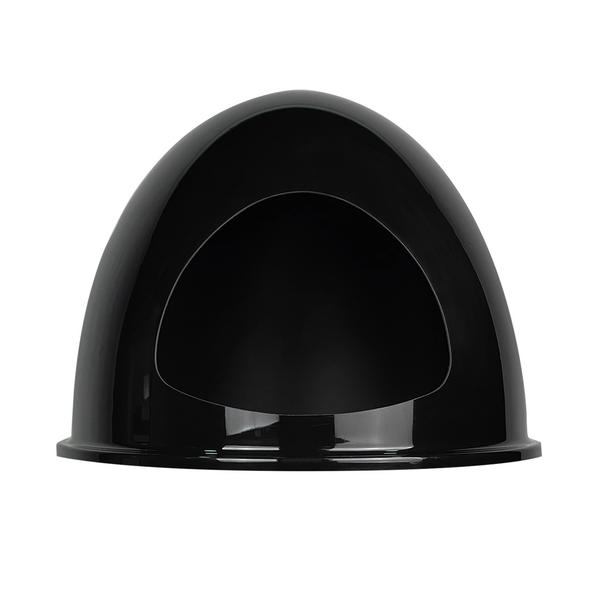 Tampa de plexiglass para caldeira de ovos - preto mate