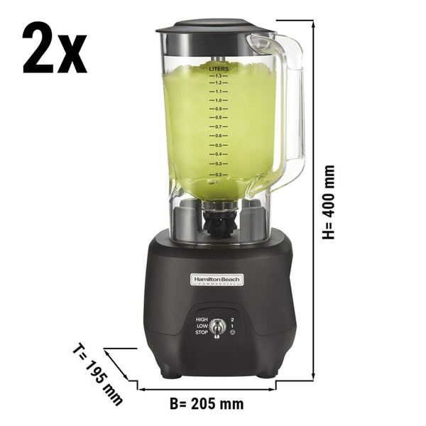 Hamilton Beach Barmixer 908 - 1,25 Liter - 745 Watt - BPA fri
