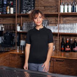KARLOWSKY | Poloshirt da lavoro da donna Basic - Nero - Taglia: 3XL