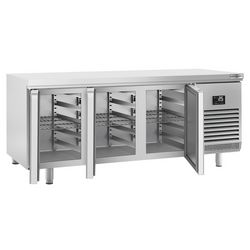 Bakkerij koelwerkbank Premium PLUS - 2185x800mm - met deuren aan beide zijden