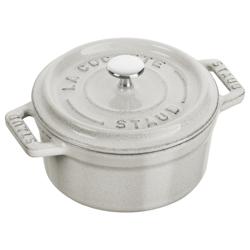 STAUB | LA COCOTTE - Mini Cocotte - Ø 100mm - Gjutjärn - Vit tryffel