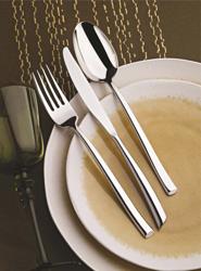 (12 pieces) Stella Table Spoons – 18/10 stainless steel - 207 mm - 4 mm thick - mirror polished