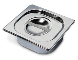 Stainless Steel Gastronorm Container Lid GN 1/6 – 176 x 162 mm - 27 mm height