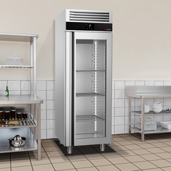Buzdolabı Paslanmaz Çelik PREMIUM - 700 Litre - 1 Cam Kapılı