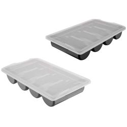 Couvercle pour range-couverts à 4 compartiments (BKGGP4 & BKSGP4) - Semi‑transparent - Polypropylène - 299x533x20mm