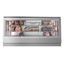  Armário de maturação de carnes - expositor refrigerado 2,0 m - 1 porta de vidro