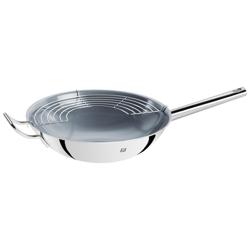 ZWILLING| Wok Pan – Ø 32 cm - Stainless Steel - Ceramic Nonstick - Induction Ready - Glass Lid