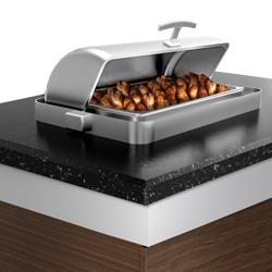 Matlagningsstation - 1,6 x 1,0 m | Chafing dish | Varm buffé