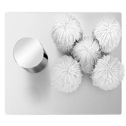 Máquina de polir copos profissional / Polidora de copos - 1,49kW - com soprador de ar quente e 5 escovas