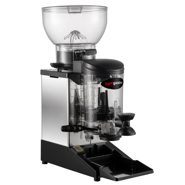 Koffiemolen - 1kg - 77dB - Met doseerder - Roestvrijstalen behuizing