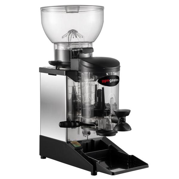 Kaffeemühle - 1kg - 77dB - Mit Dosierer - Edelstahl Korpus