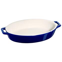 STAUB| Ceramic Oval Baking Dish – Dark Blue - 230 mm