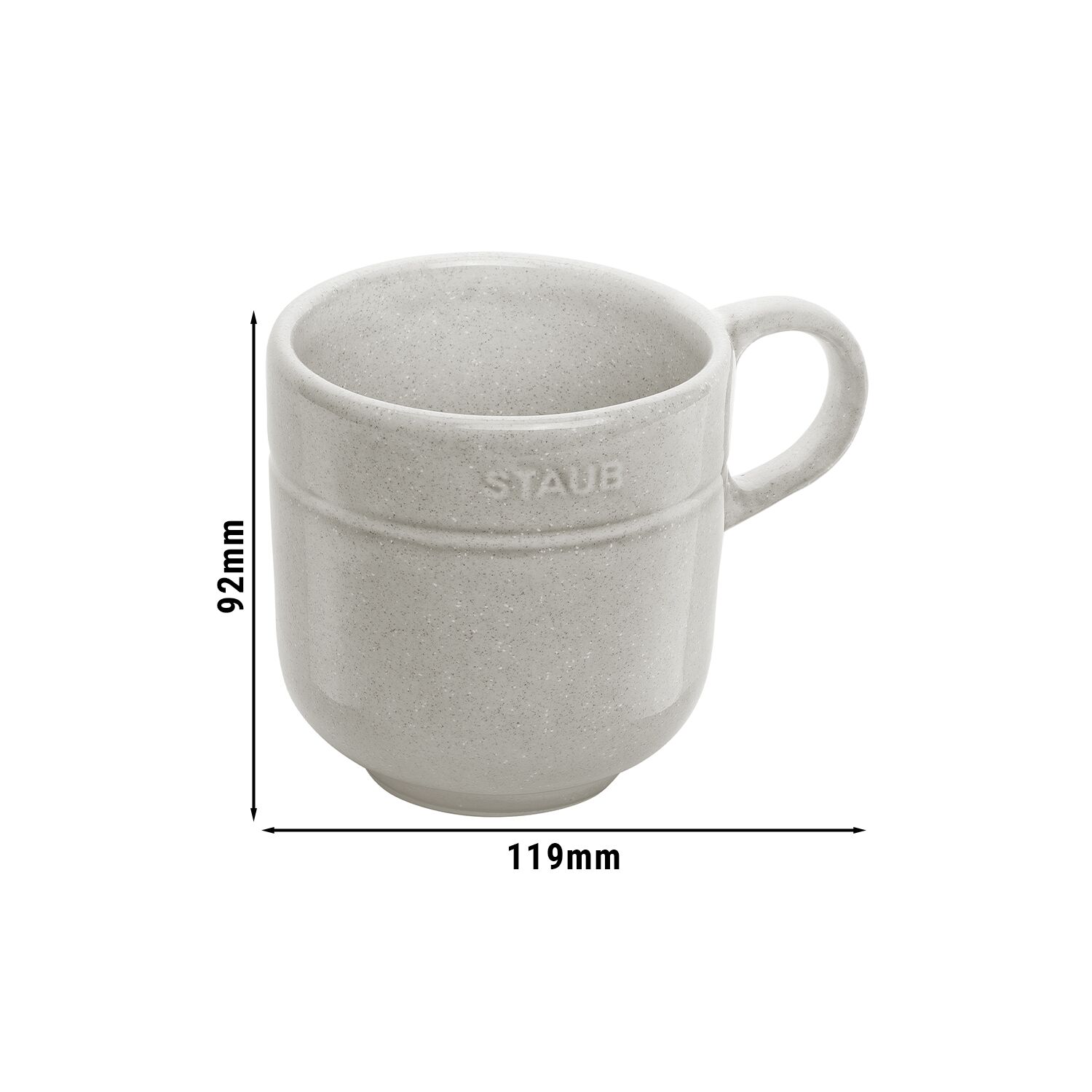 STAUB | DINING LINE - Tasse - 350 ml - Céramique - Truffe blanche