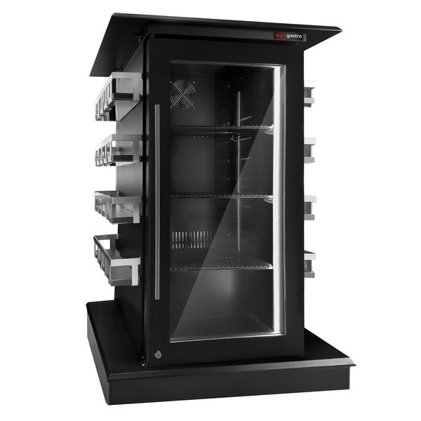 Drankenkoelkast - 820mm - 110L - digitaal display - met 1 glasdeur & LED-interieurverlichting