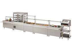 Tablettränna KOPENHAGEN - 750x390x100 mm - rostfritt stål - för BVI800-2