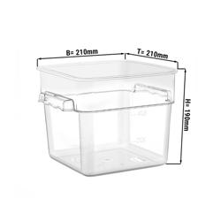 Voedseldoos - Kunststof - hoogte: 185mm - 3,8 liter