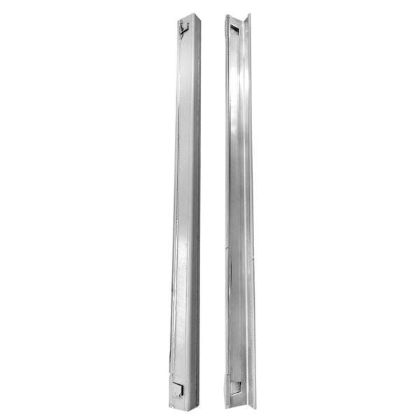 (2 stuks) RVS rails voor viskoelkastbak - 400mm - passend voor KSF664, TKSF664, KSF664F