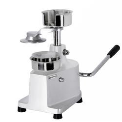 Ручна машина для приготування гамбургерів -  Ø 130 мм - Срібляста