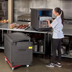 CAMBRO | CAM GOBOX® - Фронтальне завантаження - EN 600x400 - без направляючих - Чорний