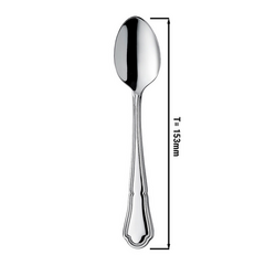 (12 pièces) Cuillère à dessert Vincenza - 153 mm        