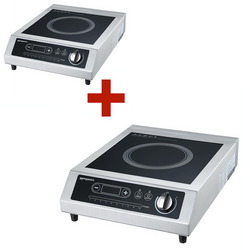 (2 peças) fogão de indução - 3,5 kW