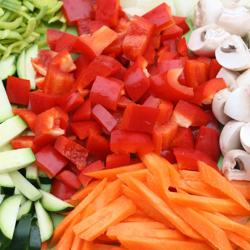 Commercial vegetable cutter - 8 litres - 370 kW - 230 V - 1400 rpm