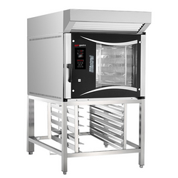 Bäckerei-Elektro-Kombidämpfer - Digital - 5x EN 600x400 - inkl. Haube, Untergestell & Waschsystem