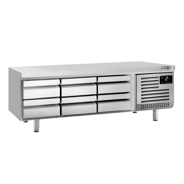 Grillkylbänk  (GN) med 6 lådor 1/3
