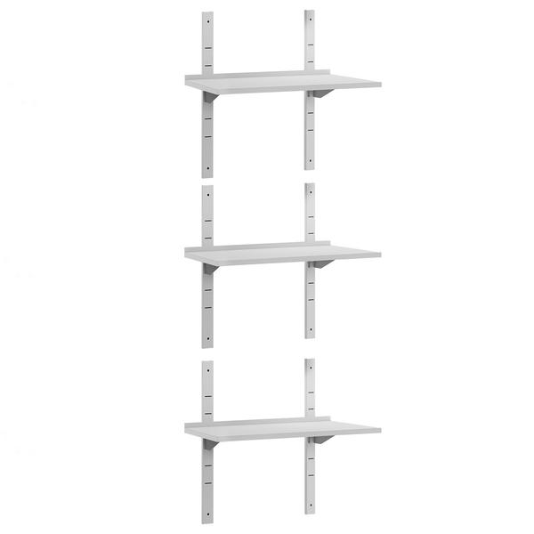 3-laags RVS wandplank ECO - 1000x300mm