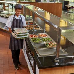 (6 db) CAMBRO | Camwear® polipropilén GN fedél 1/2 - légmentesen záródó - tejszerű