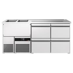 Banco Birra PREMIUM - 1950x700mm - 4 Cassetti