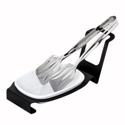 (3 adet) Kaşık Standı - Oval - Paslanmaz çelik - 105x140x90mm