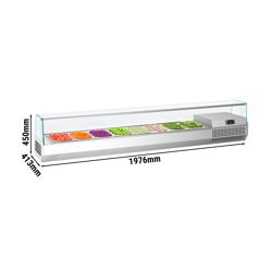 Vitrina refrigerada de ingredientes Profesional PREMIUM PLUS - 1976x413mm - 8x GN 1/3