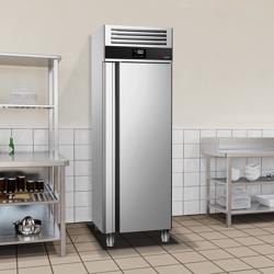 Tiefkühlschrank Edelstahl PREMIUM - GN 2/1 - 700 Liter - mit 1 Tür