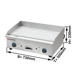 Elektrische grillplaat - 4,3 kW - Grilloppervlak: 720x410mm