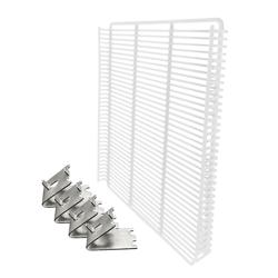 Grelha de suporte para frigorífico de bebidas - plastificado - 486x420mm - Branco - incl. 4 trilhos de suporte - compatível com GKS908N & GKS908NK