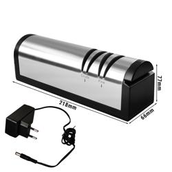 Afilador de cuchillas eléctrico - Acero inoxidable - 218x66x77mm | Afilador de cuchillos