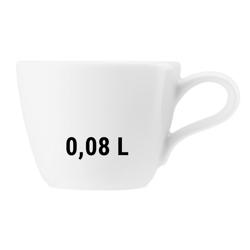 (6 pieces) SELTMANN WEIDEN | Coup Fine Dining Espresso Cups – White - 80 ml - Porcelain