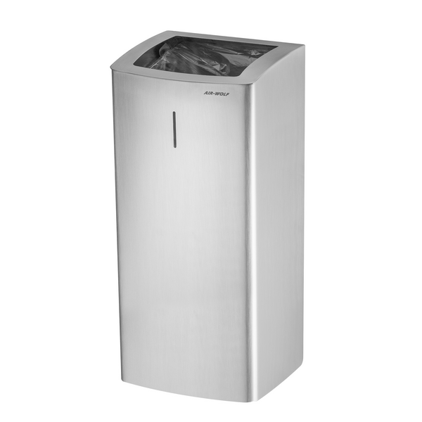AIR-WOLF | Afvalbak - 50 liter - Roestvrij staal