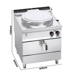 Marmite électrique - 150 litres - 18 kW - Chauffage indirect