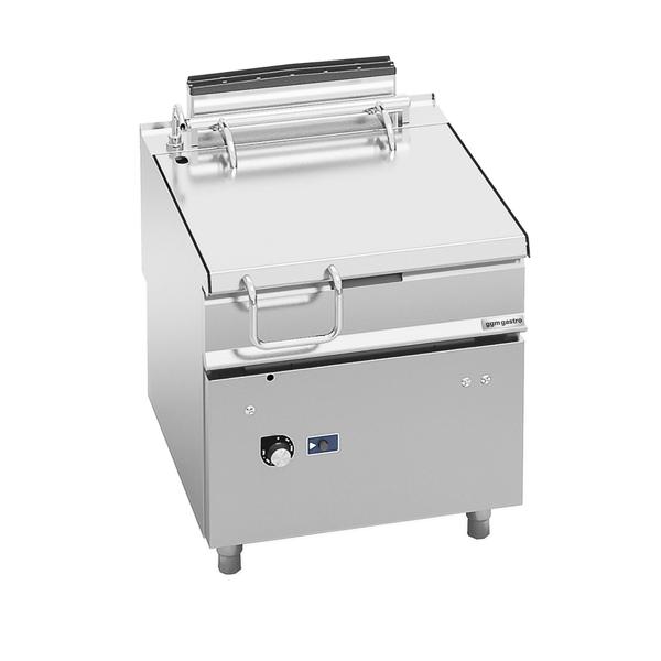 Sartén basculante a gas - 80L - 20,0kW - basculación motorizada - con grifo de llenado de agua - Fondo 900