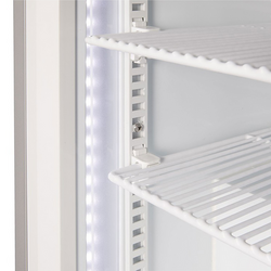 GASTRO-COOL | Minibar vrizer - 51 liter - met 1 glazen deur - Zilver