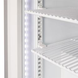 GASTRO-COOL | Minibár fagyasztó - 51 literes - 1 üvegajtóval - ezüst színű