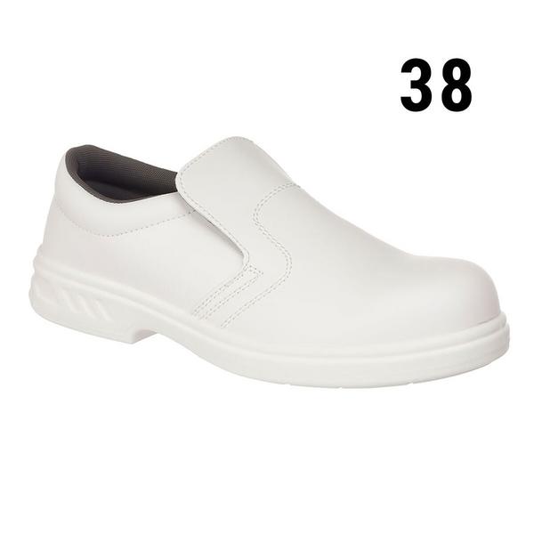 Steelite | Παπούτσι ασφαλείας χωρίς κορδόνια (slip-on) S2 SRC E Unisex - Λευκό - Μέγεθος: 38