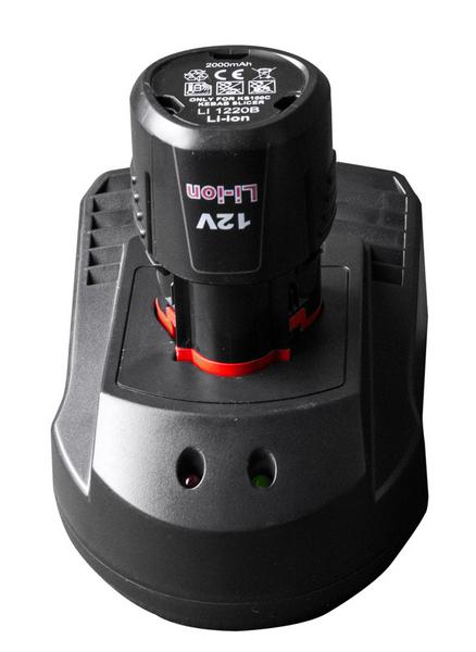Battery and charging station for Doner Knife – 12V Li‑Ion 2.0Ah - 90 min - KS100C/LSKS100C