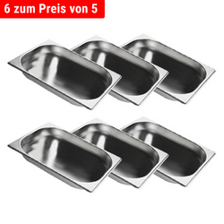 Edelstahl GN-Behälter 1/2 - Höhe: 20mm